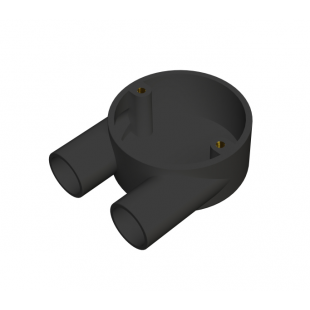 25mm Black PVC Conduit U Box